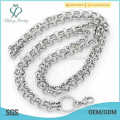 Famous silver chain jewelry designer,silver necklace chains bulk for girl gift